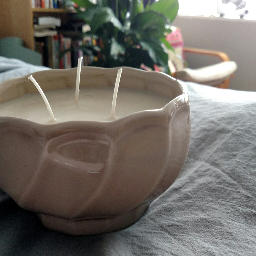 Homemade Candle Three Wick 100% Soy